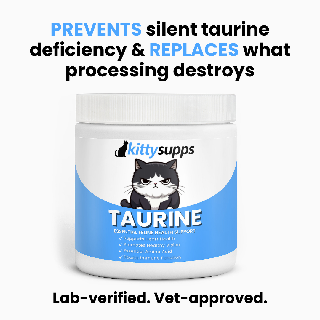 Stop the Silent Deficiency Before You See the Signs with KittySupps Taurine Supplement